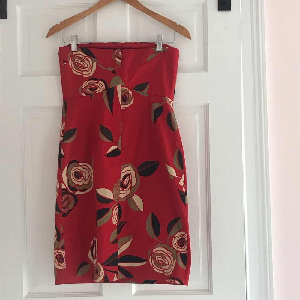 ❌SOLD❌Tropical Print NY&Co Dress Size 4/6 - Picture 3 of 7
